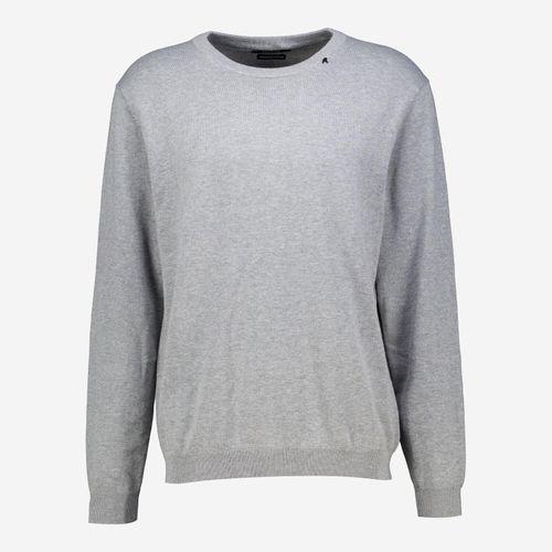 Grauer Pullover mit Melange-Muster Image