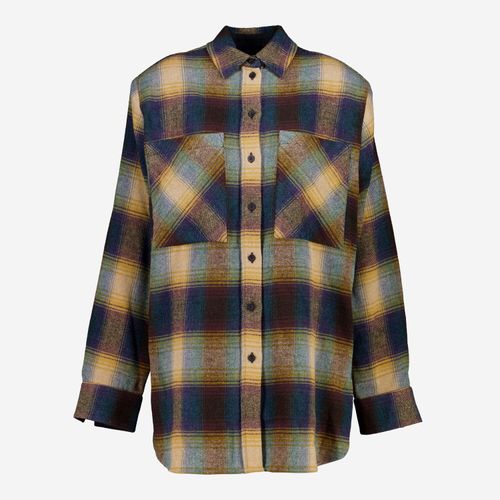 Mehrfarbige Shacket mit Karomuster