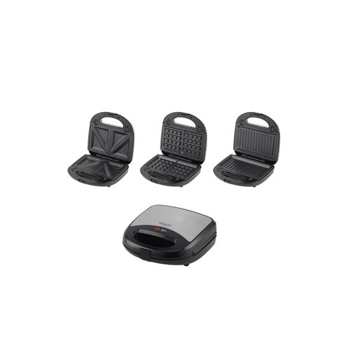 3-in-1 Multigrill – Sandwichmaker, Kontaktgrill & Waffeleisen, 750 W