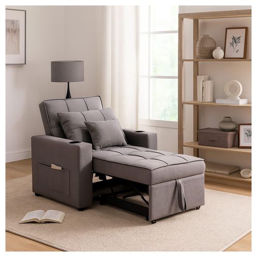 HTI-Living Relaxsessel Maritta Dunkelgrau