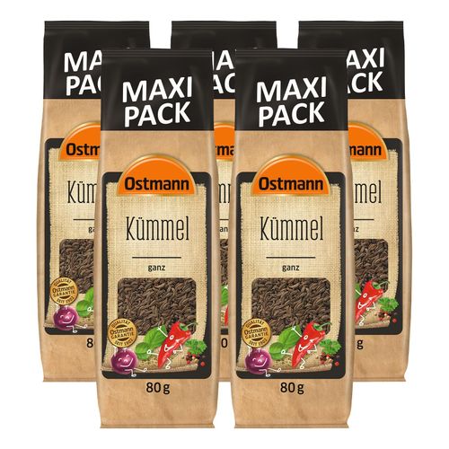 Ostmann Kümmel ganz 80 g, 5er Pack