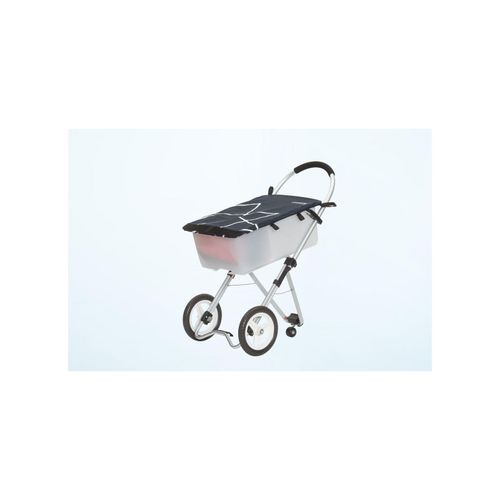 Trolley Max - Einkaufswagen marine/weiss