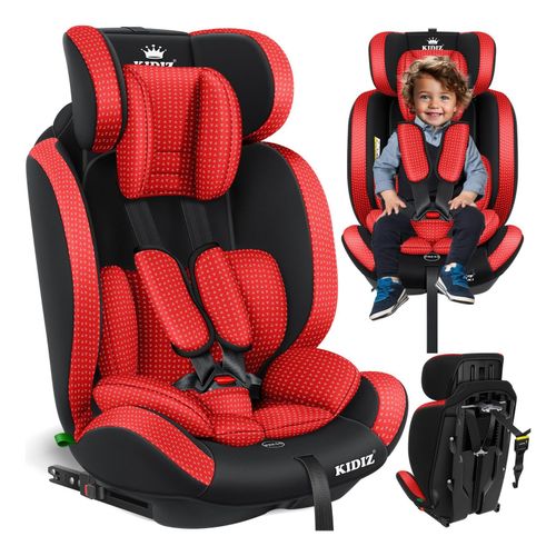 KIDIZ® Autokindersitz Triangle Premium Kindersitz Kinderautositz Autositz Sitzschale 9 kg - 36 kg 1-12 Jahre Gruppe 1/2/3 universal zugelassen nach ECE R129/03 mit Isofix