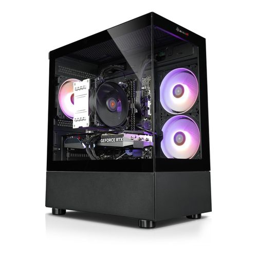 Gaming PC InvaderXS V AMD Ryzen 7 5700X, 32GB DDR4, NVIDIA RTX 5060 8 GB, 2TB SSD, WLAN, Windows 11