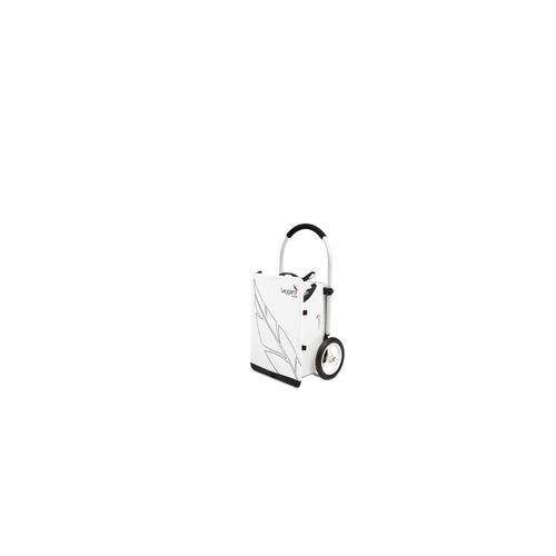 Trolley Max - Einkaufswagen weiss/schwarz