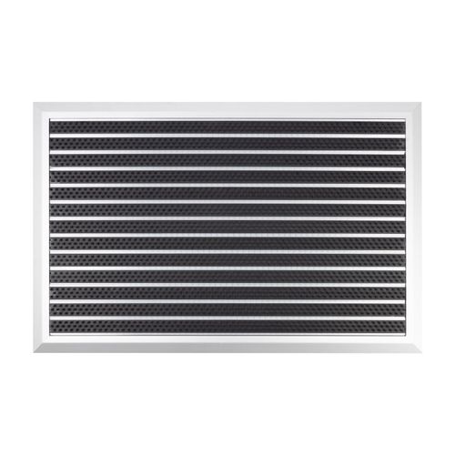 Karat Alu-Fußmatte Spectral Mit Bürsten