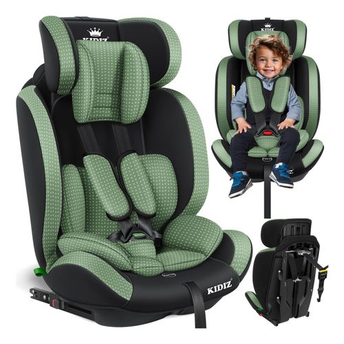 KIDIZ® Autokindersitz Triangle Premium Kindersitz Kinderautositz Autositz Sitzschale 9 kg - 36 kg 1-12 Jahre Gruppe 1/2/3 universal zugelassen nach ECE R129/03 mit Isofix