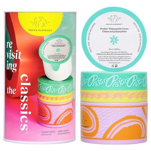 Drunk-Elephant Gesichtspflege FeuchtigkeitspflegeRevisiting the Classics Kit Protini™ Polypeptide Cream 50 ml + Nachfüllung 50 ml 100 ml (889,50 € / 1 l)