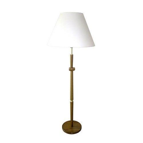 Stehlampe, grau (messingfarben), 1, Ø 55cm H: 155cm, Leuchten, Made in Germany, Stehlampe