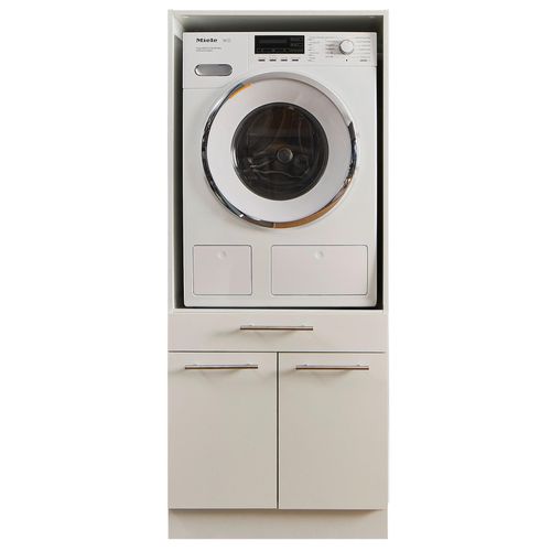 Waschmaschinenschrank - weiß - 68 cm breit Image