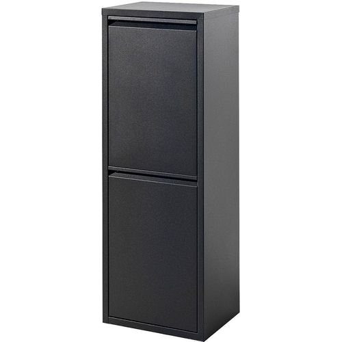 Mülleimer HEINE HOME, grau (anthrazit), B:33,5cm H:92cm T:25cm, Mülleimer