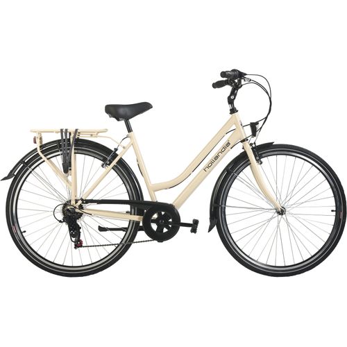 Hollandrad HOLLANDIA "City Next" Gr. 50, beige (vanille, vanille), Fahrräder, 50cm, 28 Zoll (71,12cm) hinten: 28 Zoll (71,12cm)