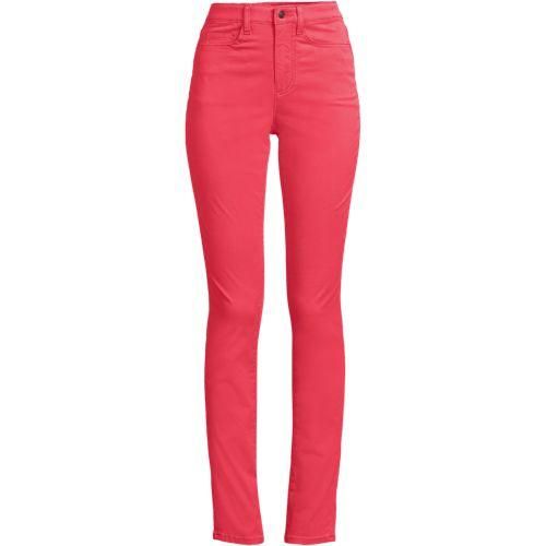 Slim Fit Shaping-Chinos, Damen,  Pink, Baumwolle, by Lands' End