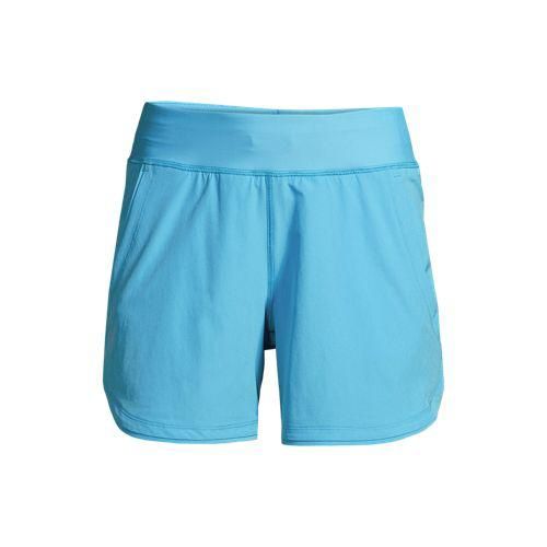 Badeshorts CURVY FIT 12 cm, Damen,  Blau, Polyester-Mischung/Nylon-Mischung, by Lands' End