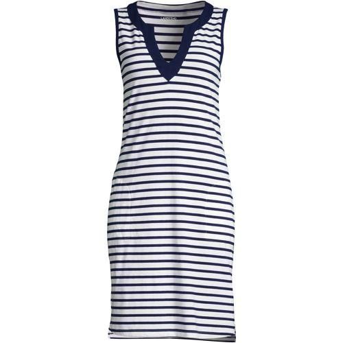 Strandkleid Gemustert, Damen,  Weiß, Baumwolle, by Lands' End