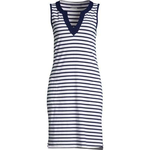 Strandkleid Gemustert, Damen,  Weiß, Baumwolle, by Lands' End