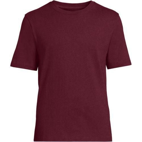 Super-T Kurzarm-Shirt, Classic Fit, Herren,  Rot, Baumwolle, by Lands' End