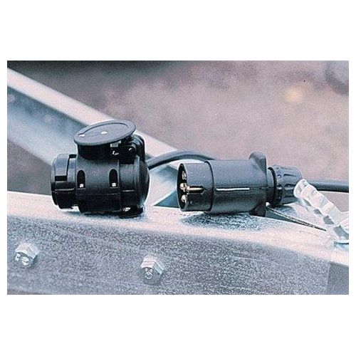 Anhänger-Adapter STEMA "13/7", schwarz, B:5,7cm H:12,4cm, Kunststoff, Adapter