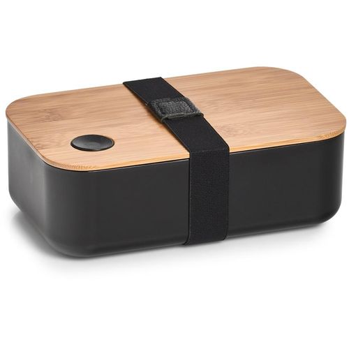 Lunchbox ZELLER PRESENT, schwarz, Lebensmittelaufbewahrungsbehälter, moderne Lunchbox