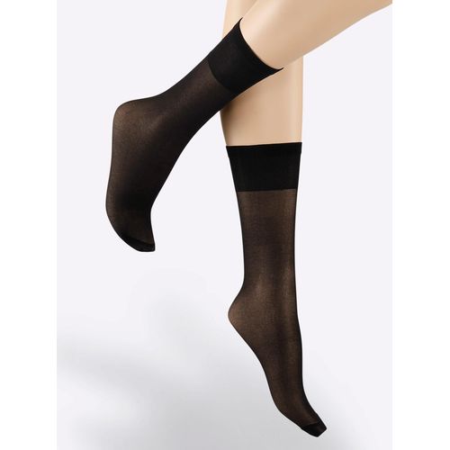 Kniestrümpfe DISÉE, Damen, Gr. 1, schwarz, 100% Polyamid, Socken
