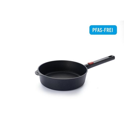 Schmorpfanne WOLL "MADE IN GERMANY - Eco Logic QXR", schwarz, H:7cm Ø:24cm, Pfannen, Schmorpfanne, Ø 24 cm, Induktion