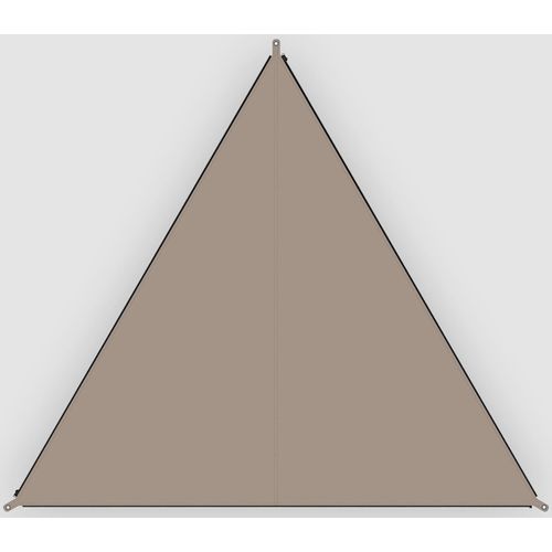 Sonnensegel BENT "Verbindbares Sonnensegel TC-Zip-Canvas Single", gelb (oker, rv schwarz), Sonnensegel, B/T: 250cm, Polyester, B:250cm