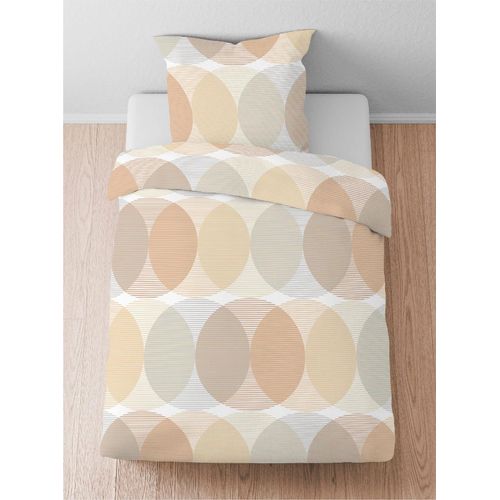 Bettwäsche BIBERNA Gr. 1, gold (goldfarben), B/L: 135cm x 200cm, Lyocell, B/L: 80cm x 80cm, 2 Stk., Lyocell, 100% Lyocell TENCEL™, Bettwäsche