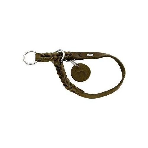 Hunter Dressurhalsung Solid Education oliv 30 cm