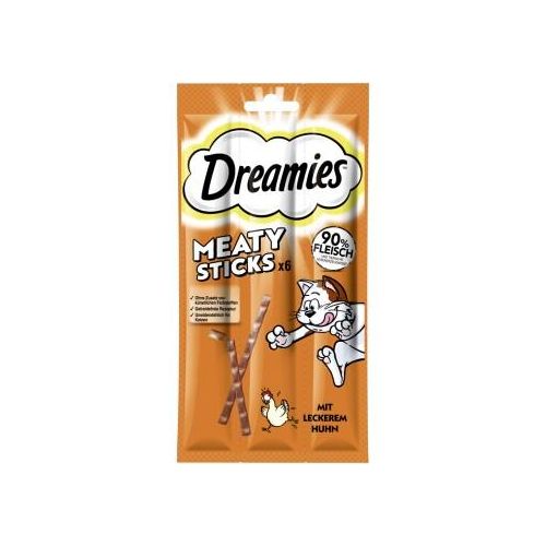 Dreamies Meaty Sticks Snack Adult Huhn 14x30 g