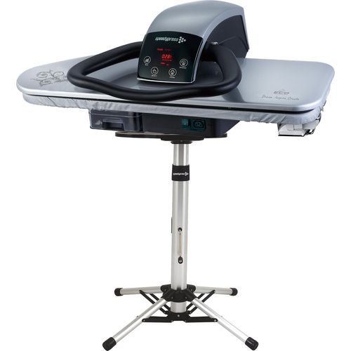 81HD-S Silber 2600 Watt Hochleistungs-Dampfbügelpresse 81 cm + Stand by Schnellpresse (+ Eisenaufsatz, Filter und Abdeckung)