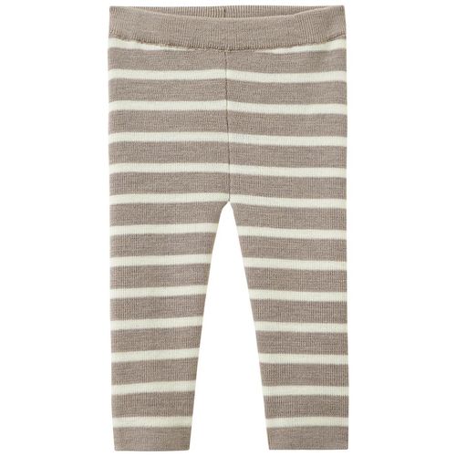 Newborn Woll-Strickhose mit Streifen Image