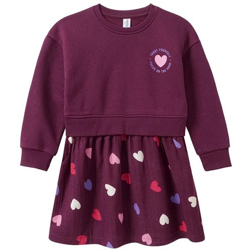 Mädchen Kleid mit angesetztem Rockteil