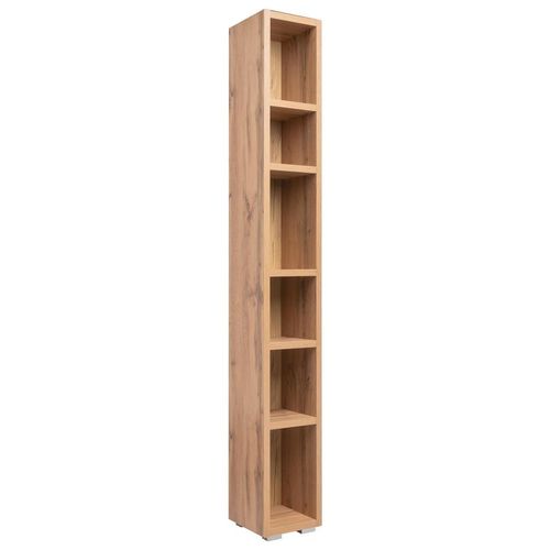 Mid.you Regalelement , Eiche , Holzwerkstoff , 5 Fächer , 25x191x27 cm , Wohnzimmer, Regale, Bücherregale