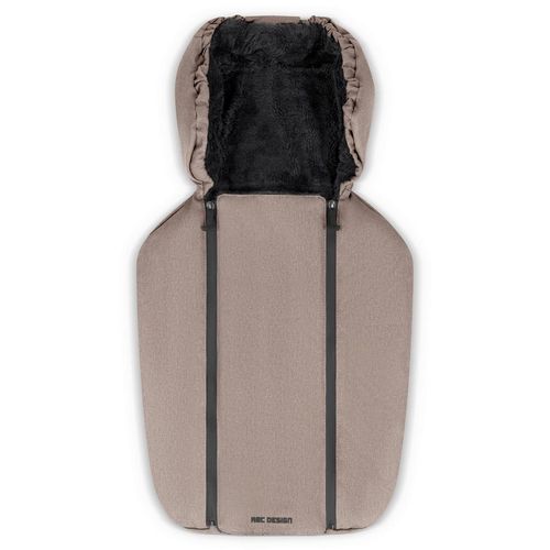 ABC Design BABYSCHALEN-FUßSACK Neugeborenen-Fußsack , Beige , Textil , 40x3x72 cm , EN 1888 , wasserabweisend, Gurtschlitze , Baby on Tour,