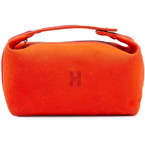 Hermès Kosmetiktaschen - Large Toile Bride A Brac Case - Gr. unisize - in Orange - für Damen Image