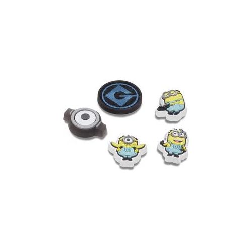 Schuhanstecker CROCS "JibbitzTM Minions", Jungen, gelb (gelb multi), PVC, Schuhzubehör Schuhanstecker, Charm, Anstecker, Set mit Minions Motive