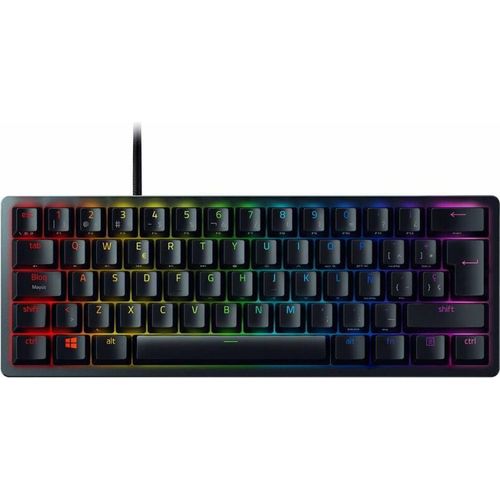 Gaming Tastatur Razer Huntsman Mini (Red Switch) Schwarz Qwerty Spanisch
