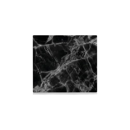 Herdblende-/Abdeckplatte ZELLER PRESENT "Marmor", schwarz, B:50cm L:56cm, Herdabdeckplatten, Silikonfüßen