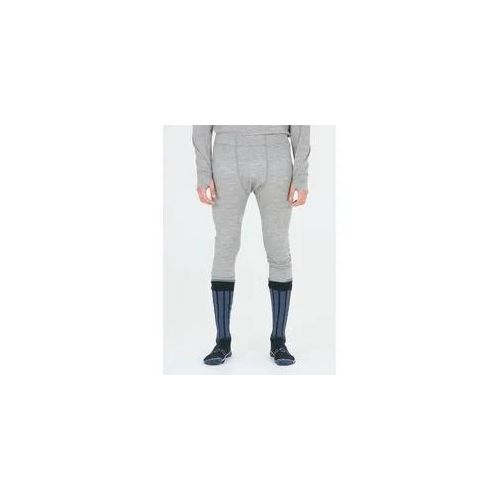 Thermohose SOS "Nuuk", Damen, Gr. XXL, EURO-Größen, grau, 100% Wolle, unifarben, lang, Hosen Thermohose, aus mulesingfreier Merinowolle