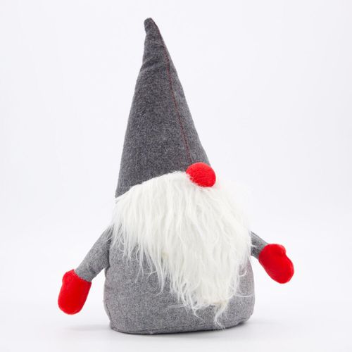 Grauer Türstopper in Zwergenform 33x16cm Image