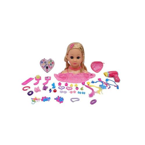 Happy Friend - Make Up Dollhead - Blonde