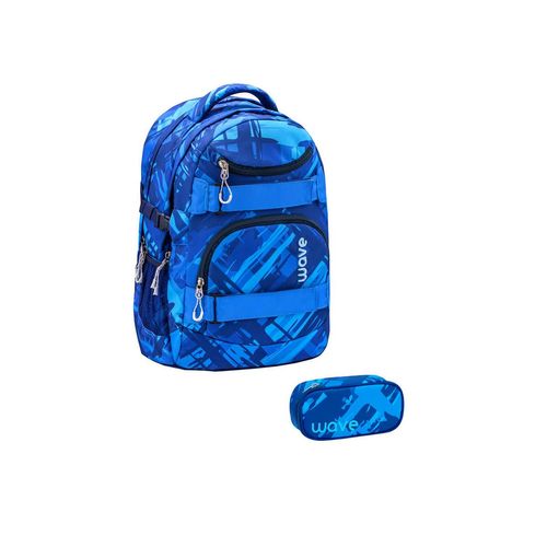 Wave Wave Infinity Schulrucksack Set 2 tlg. "Deep Ocean"