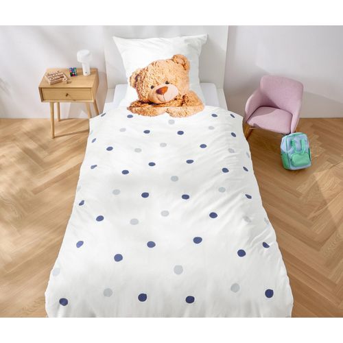 Tchibo - Kinder-Perkal-Bettwäsche - weiß