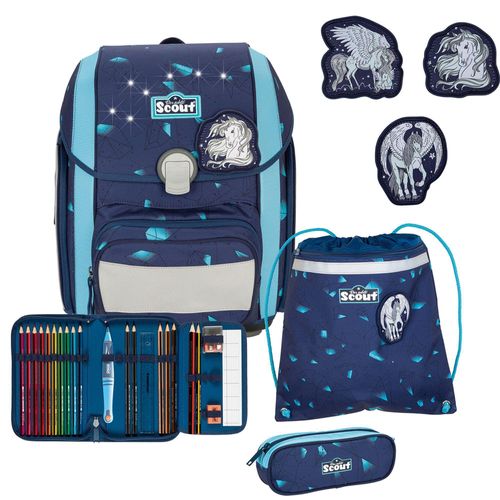 Scout Scout Genius LED - Schulranzen Set 4tlg.
