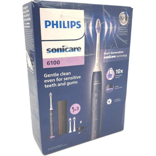Philips Serie 6100 HX7403/01 Wiederaufladbare elektrische Schallzahnbürste