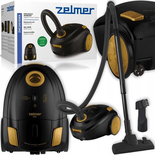 Staubsauger Zelmer Zvc250 Edek 800W 2.5L Auto Retraktor 5M Mikrofilter