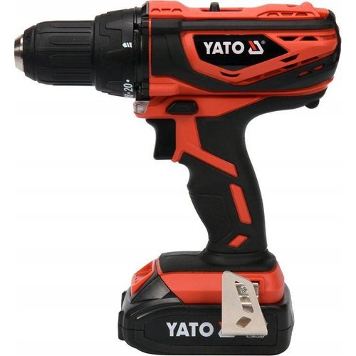 Bohrmaschine/Schrauber Yato 18V 40Nm 2-Speed Led, Acum. 2Ah Für Metall Und Holz