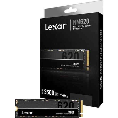 Lexar Nm620 1Tb Nvme M.2 2280 Pcie 3.0 Ssd Laufwerk 3500/3000Mb/S Für Kreativschaffende