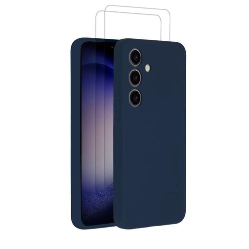 Hülle Galaxy S24 und 2 schutzfolien - Silikon -