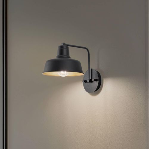 Wandleuchte Berceste 181-A schwarz/gold